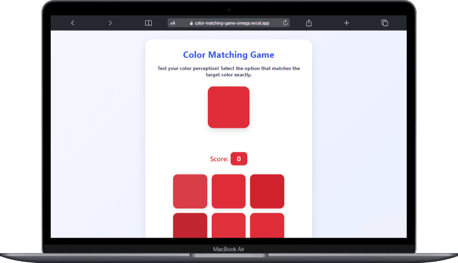 Color Matching Game