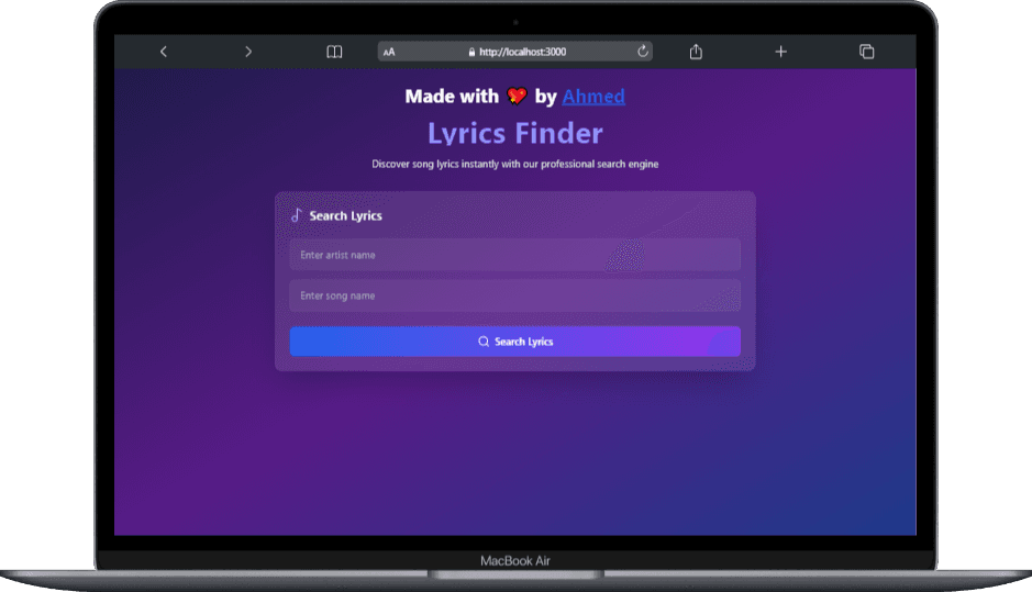 Lyrics Finder